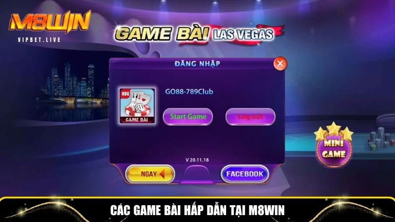 Kho game bài hấp dẫn tại M8WIN