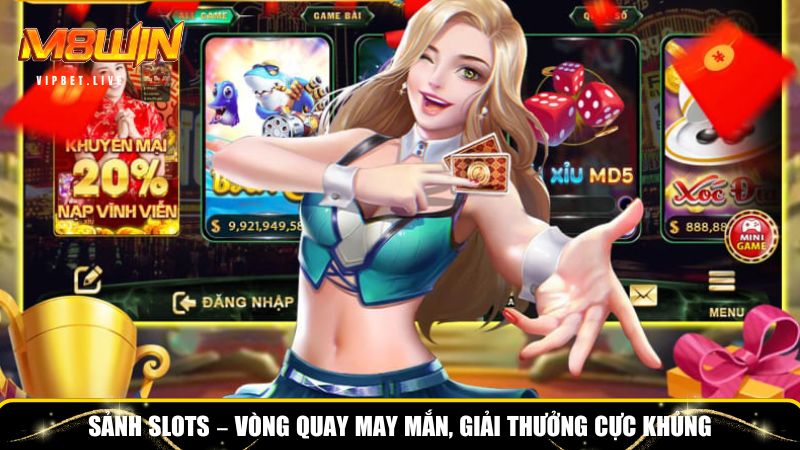 Vòng quay may mắn slot game với giải thưởng cực khủng